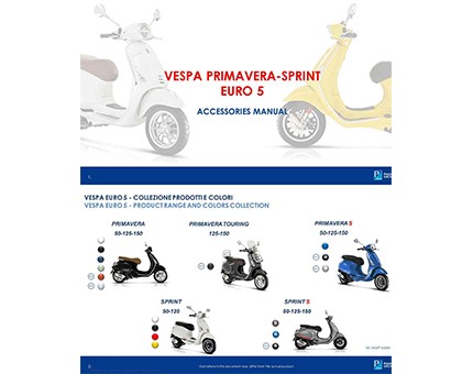 Catalog accesorii Vespa Primavera & Sprint